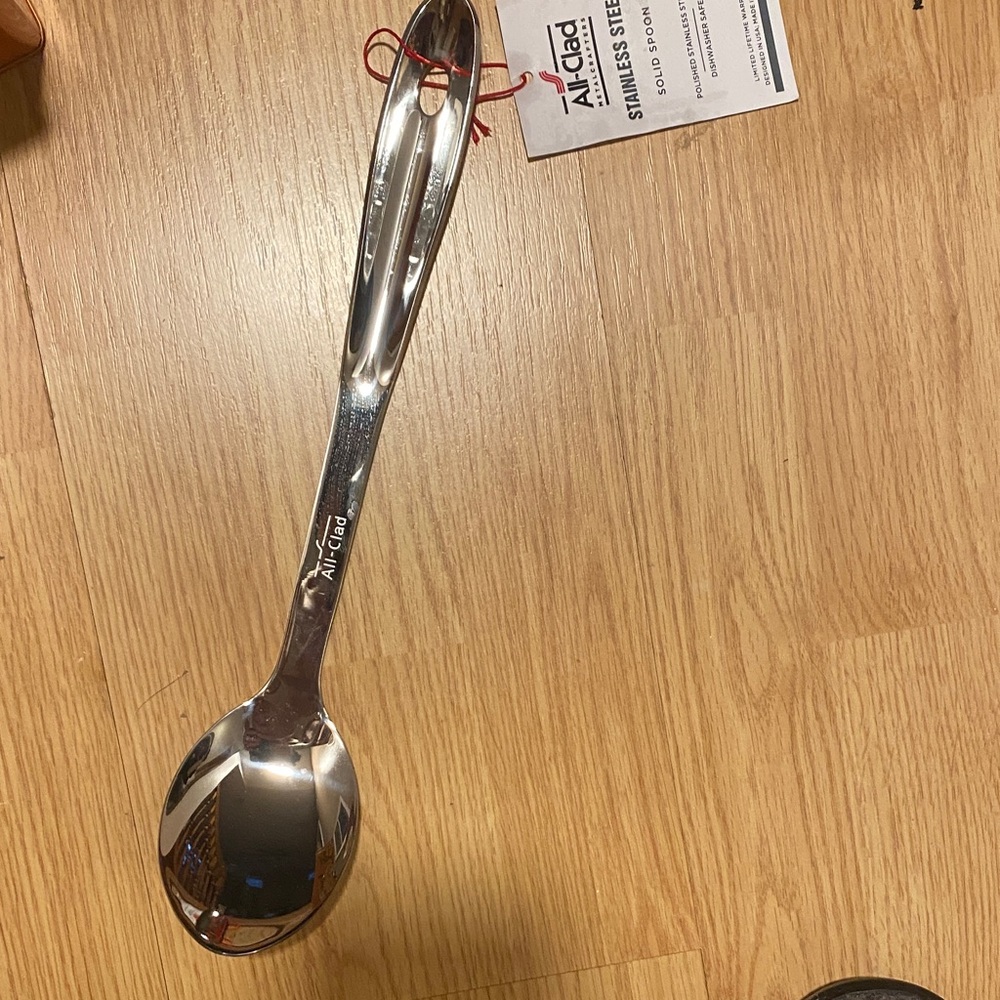 New All-Clad Stainless Steel Serving Spoon